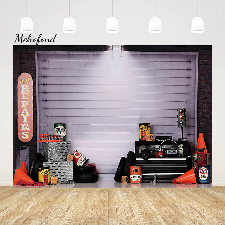 Workshop Tools Background - Mehofond riparazioni Auto Garage fotografia sfondo