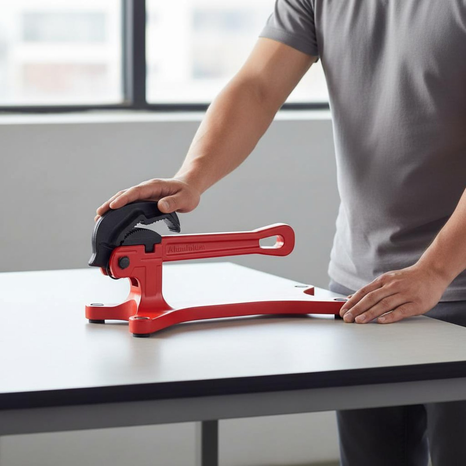 Workshop With Tools - Chiave per Tubi Autobloccante Portatile, Chiave
