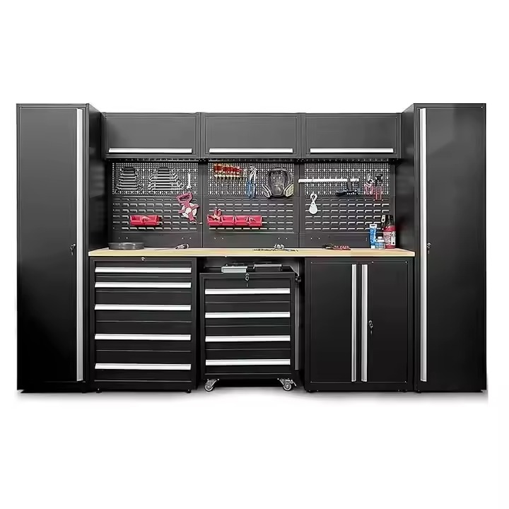 Workshop Tools Box - Set di Armadietti e Banco da