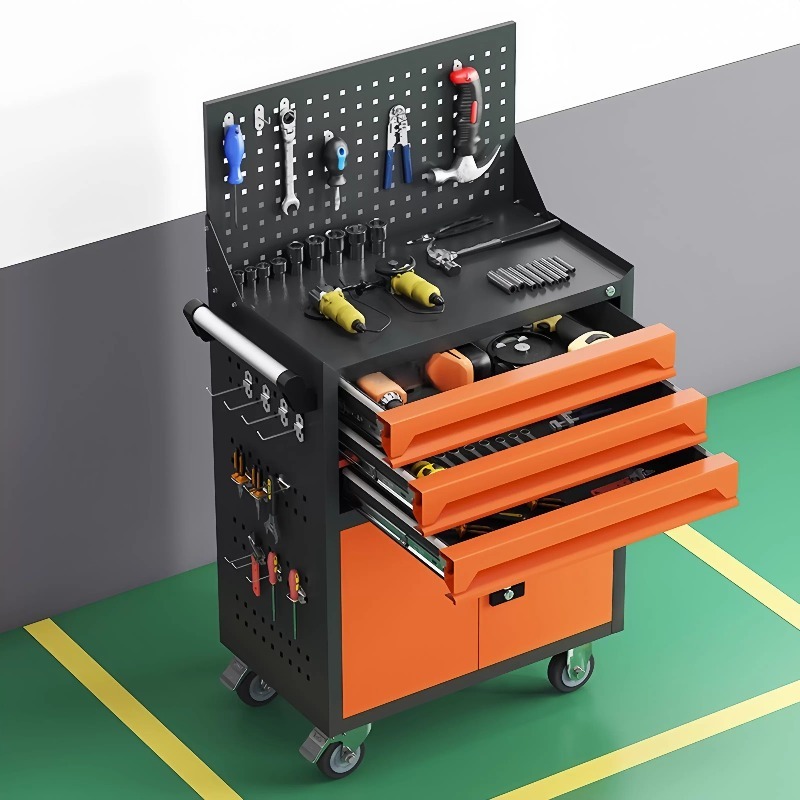 Workshop Tools Box - Carrello portautensili per riparazioni auto, con