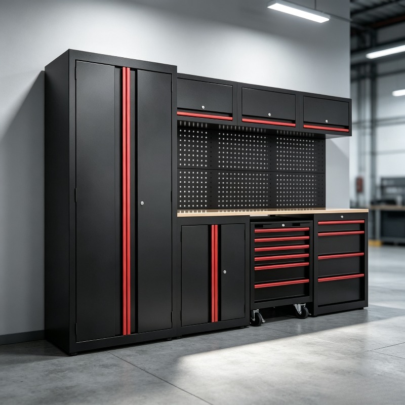 Workshop Tools Box - Postazione di Lavoro Personalizzabile per Officina,
